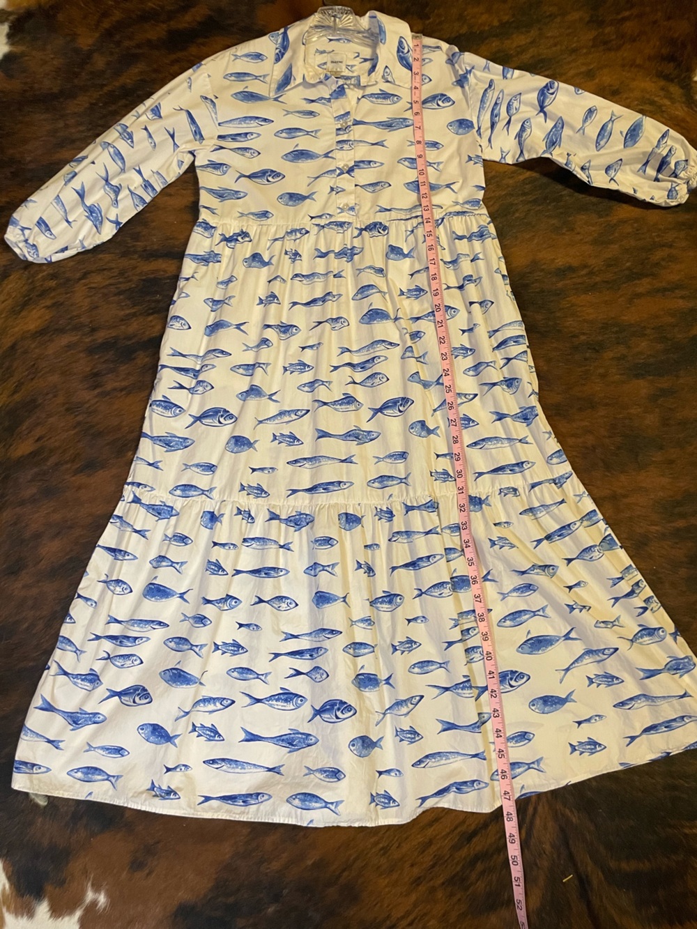 Anthropologie Maeve Bettina tiered shirt dress - Picture 8 of 9